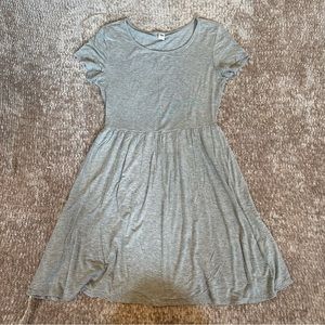 Old Navy Grey Knit Tshirt Dress